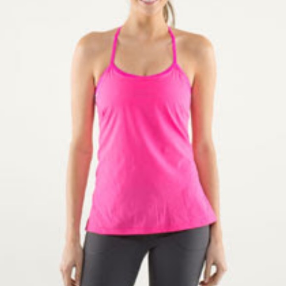 💕SALE💕 Lululemon Pink New Amped Tank - Picture 2 of 9